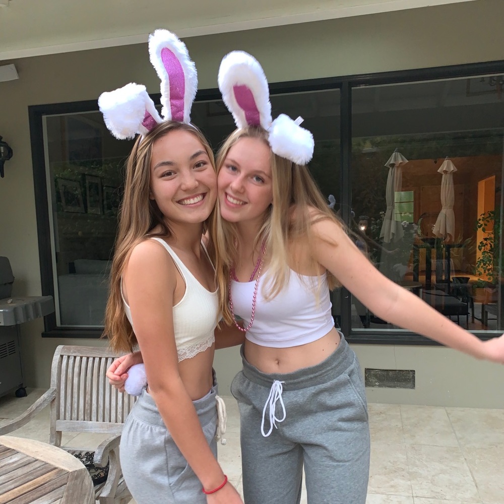 Halloween BUNNY EARS, fake glasses and chocker